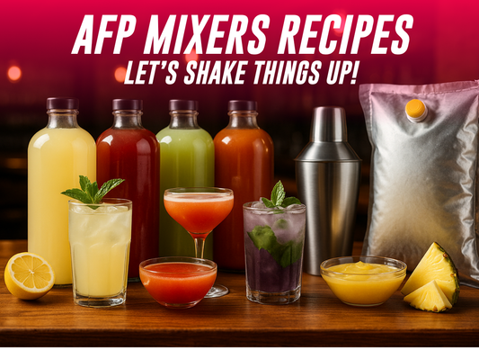 🍸 Mix It Up with AFP: Fresh Aseptic Fruit Purée Mixers You Can Craft In-House