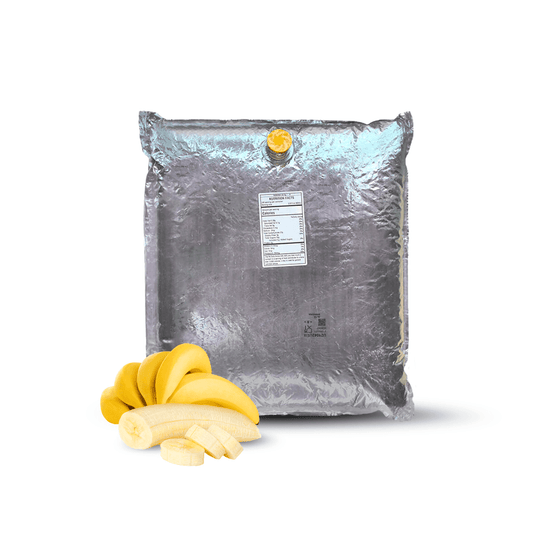 44 Lb Banana Aseptic Fruit Purée Bag - AFP | Aseptic Fruit Purees
